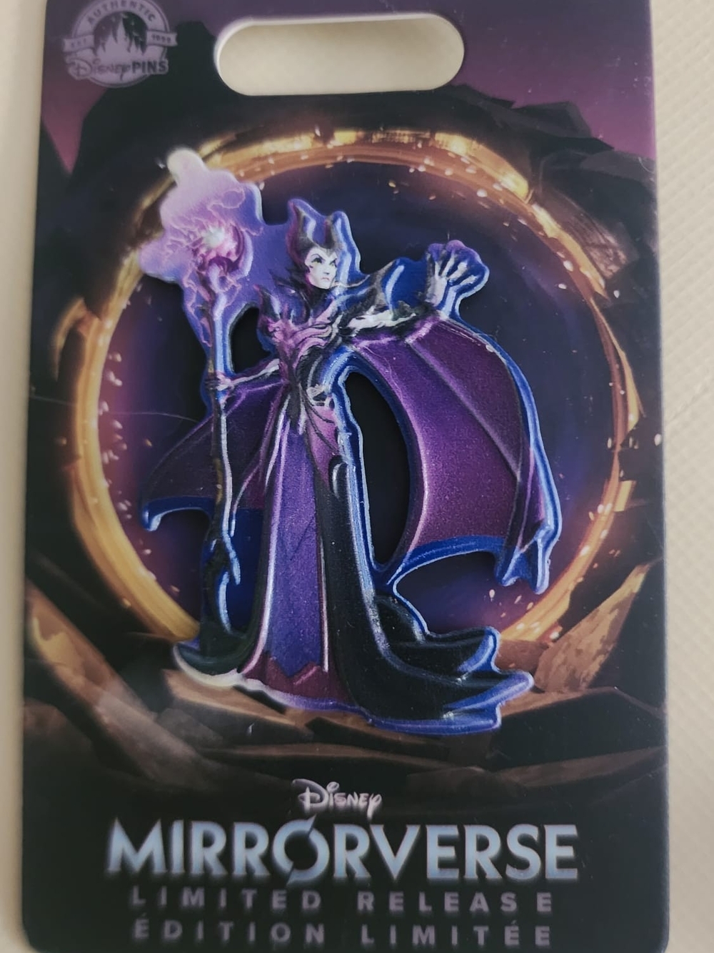 Disney Maleficent Enamel Pin in Purple and Blue